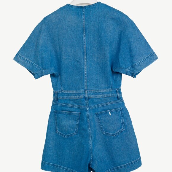 Stella McCartney Resort 2015 Blue Denim Cut-Out Playsuit - Picture 3 of 9
